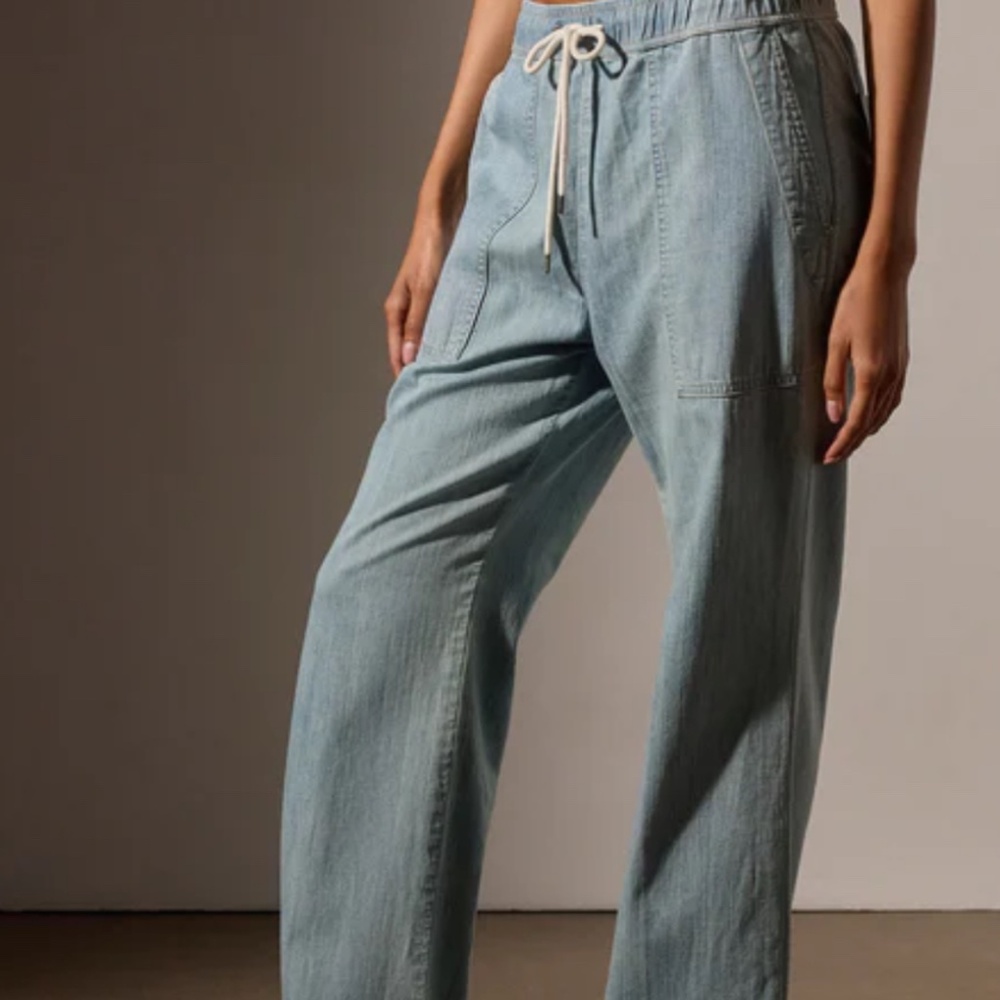 James Perse Wide leg denim pant NWT